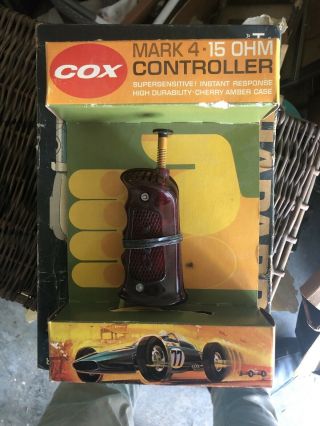 Cox Mark 4 - 15 Ohm Vintage Slot Car Controller 1:24 Scale Racing Nib Mk Iv Track