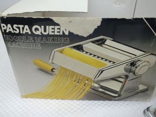Vintage Pasta Queen Noodle Making Machine Marcato Himark 15 - 4150 Italy