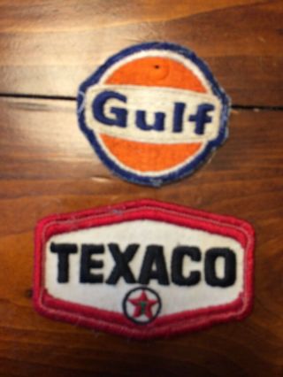 Gulf Texaco Vintage Patches.  North American