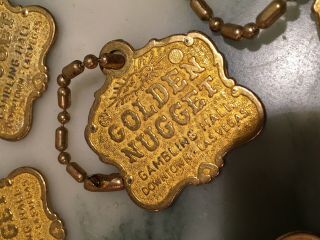 Golden Nugget Downtown Las Vegas Vintage Key Chain
