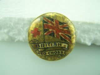 Vintage Ww1 Era British Red Cross Pin Back Badge 226