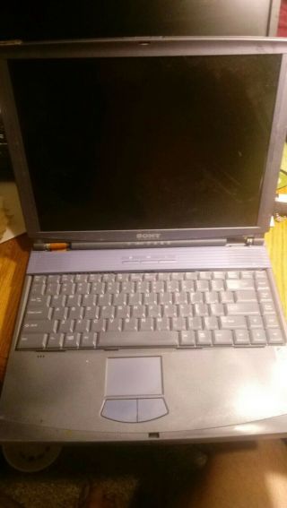 Sony Vaio Pcg - F180 Vintage Laptop Pentium Ii