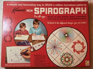 Vintage 1967 Kenner Spirograph 401 100 Complete Pens Pins Paper Wheels Instruct