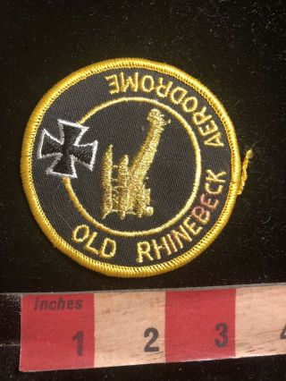 Vtg As - Is - Stain Aircraft Museum Old Rhinebeck Aerodrome York Patch 97ya
