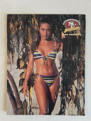 Autographed Vintage Nfl San Francisco 49ers Gold Rush Cheerleaders Calendar 1999