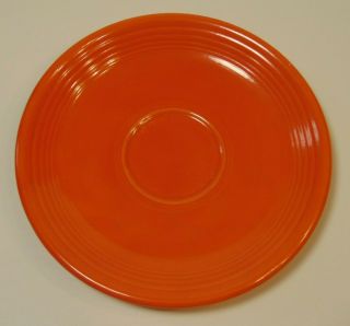 Old Vtg 1936 Red Orange Radioactive Fiesta Saucer Plate Geiger Counter Reading Z