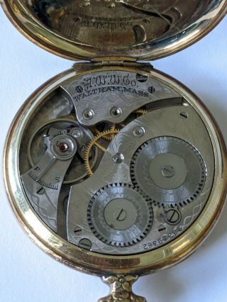 Antique 14K Gold Filled Waltham Pocket Watch 3