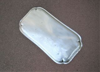 ANTIQUE NORWEGIAN 830S SILVER TRAY - WEIGHT IS 8 OUNCES 830/1000 SILVER PURITY 2