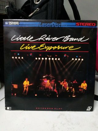Vintage 1982 Little River Band Live Exposure Laserdisc Pioneer Artists