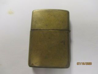 Zippo 1932 - 1988 Solid Brass Vintage Lighter,  Usa