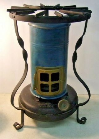 Vintage Blue Perfection Junior Cook Stove Heater Oil Burning No 895 16 " Tall