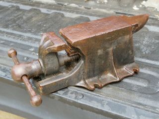 Antique Anvil/vise Combo Patent 1912 Blacksmith Tool Very Neat