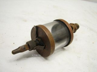 Antique Essex Brass Co Oiler Lubricator Stationary Steam Engine Tool Hit Miss