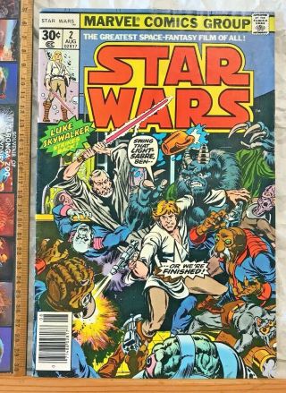 Stan Lee Presents 1977 Vintage Star Wars 2 1st Series Marvel Comics Mid Grade