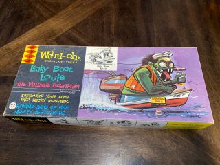 Hawk Weird - Ohs Leaky Boat Louie Boxed 1963 Vintage Model Kit