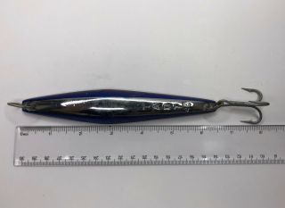 Tady 45 Surface Iron Jigs Saltwater Jig Tuna Yellowtail Fishing Blue Chrome Vtg