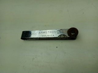Vintage Feeler Gauge Armstrong 70 - 793 Made In Usa Classic Car/motorbike Etc