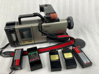 Sony Ccd - V110 Vintage Video Camera Video8 Pro Parts