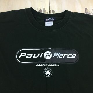 Paul Pierce 34 - Boston Celtics - Vtg Dark Green Nba T - Shirt,  Mens Xxl 2xl