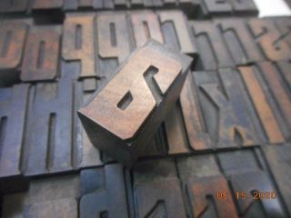 Printing Letterpress Printer Block Antique Wood Alphabet Gothic Font Print Cut