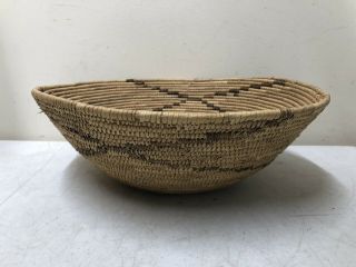 Antique Native California Mission Indian Basket 12.  5”x4.  5” Pima Karuk Yurok