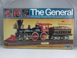 Mpc The General Steam Locomotive 1/25 Scale Plastic Model Kit 1 - 2001 Unbuilt