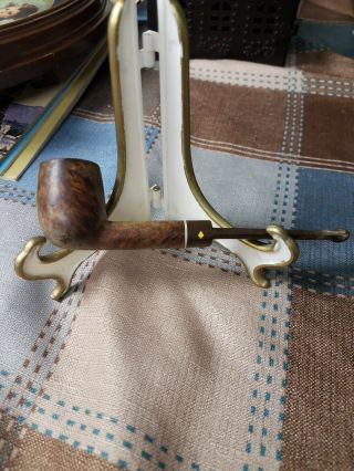 Vintage Dr.  Grabow Italy Lark Briar Estate Pipe 5 " Long Yellow Spade