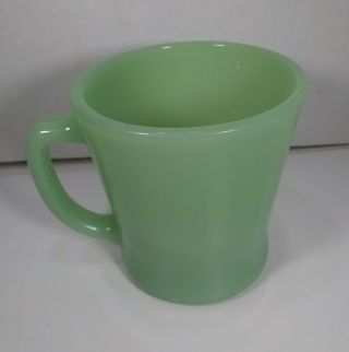 Vintage Fire King USA Coffee Cup Mug Jadeite Green D Handle Anchor Hocking 2
