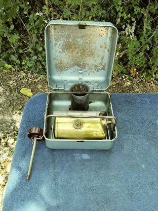 Vintage Optimus No 111 B Camping Stove Made In Sweden