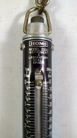 Vintage HOMS Instrument and Laboratory Vertical Scale Model 200G Made In Japan 2