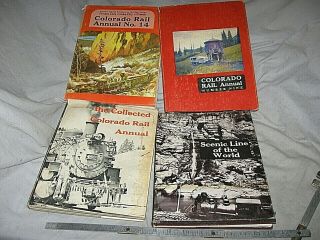 X5100 Books: 4,  Colorado Rail Annuals,  9,  14,  Collected 1 - 7,  Scenic 1970