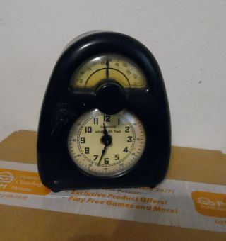 Vintage Stevenson Hawkeye Measured Time Clock/timer Art Deco Design