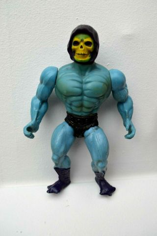 Jouet Vintage Motu He - Man Musclor 1981 Skeletor Figurine Toy Figure Made Taiwan