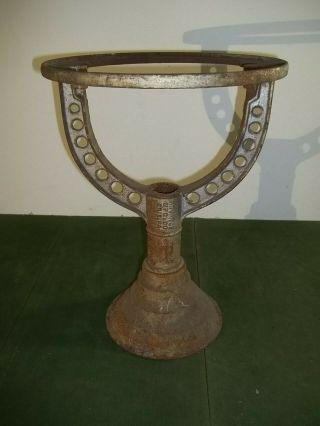 Antique Cast Iron Hot Water Tank Plant Fern Stand Advance Mfg Erie Pa