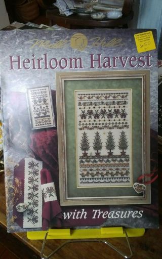 Vintage Mill Hill Beading Cross Stitch Charts Heirloom Harvest Samplers Ornament