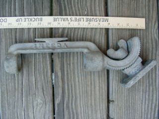 Ineeda 1 1/2 " Cast Iron Flag Pole Bracket Holder Adjustable Galvanized Pat 1900