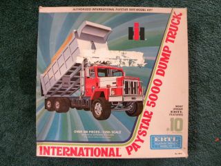 Box Only Vintage 1974 Ertl International Paystar 5000 Dump Truck Model 8010