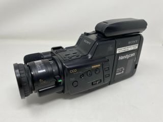 Vintage Sony Handycam Ccd - F35 Video 8 Movie Recorder For Parts/repair