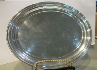 Lord Saybrook By International Sterling Silver 8 " X 6 " Oval Tray W42 138 Grams