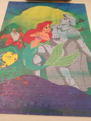 Vintage Golden Disney The Little Mermaid 200 Piece Puzzle complete 2