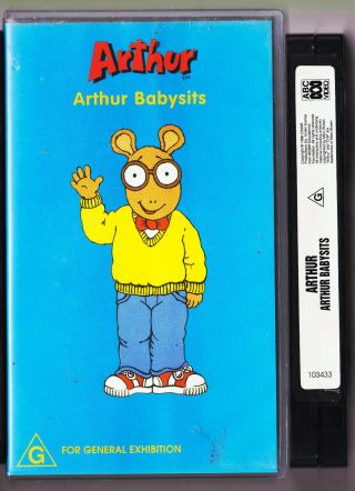 Arthur; Arthur Babysits Vhs Video Tape Vintage