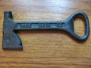 Vintage Dixie Beer Co.  - Axe / Hatchet Shaped Beer Bottle Opener - Look
