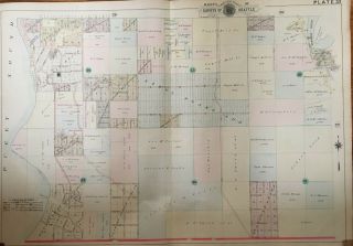 Orig 1908 G.  W.  Baist,  Seattle,  Wa,  Roxhill,  Pelly Place,  Fauntleroy,  Atlas Map