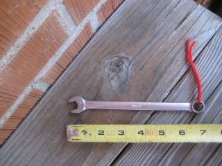 1970s Vintage Snap On 7/16 " Combination Wrench Oex - 14 X 12 Point Usa