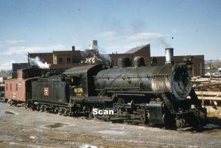 35 Mm Slide Trains/locomotive 638 Colorado & Southern Rr 1958 T2120