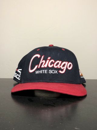 Chicago White Sox Vintage Nike Team Sports Snapback Hat Snap Back Mlb