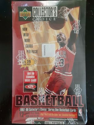 1997 - 98 Upper - Deck Collectors Choice Series 1 Factory Box Kobe Bryant 64