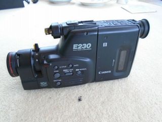 Retro Vintage Canon Video Camera E230 8mm