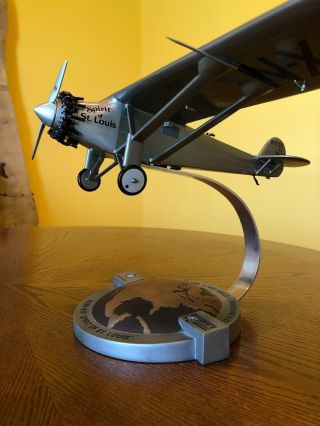 Spirit Of St Louis Airplane Model Desk Display