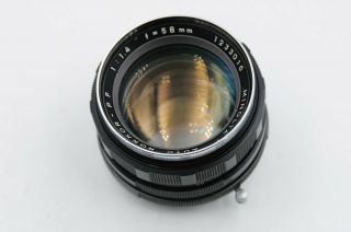 Vintage Minolta Auto Rokkor - Pf 58mm F/1.  4 Lens